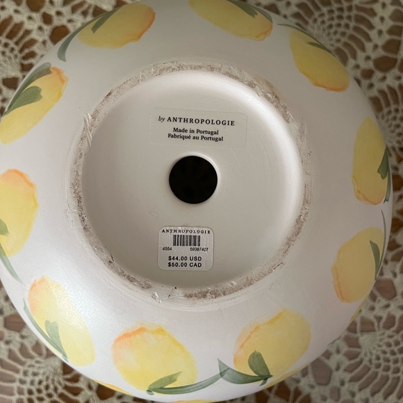Anthropologie Tutti Pot Lemon (Large) - Picture 3 of 5